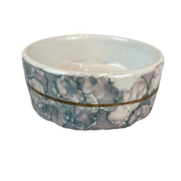 The Art Of Chokin Hawaii Jewelry Trinket Box 24K Gold Edged Aloha Made In Japan - Picture 5 of 8